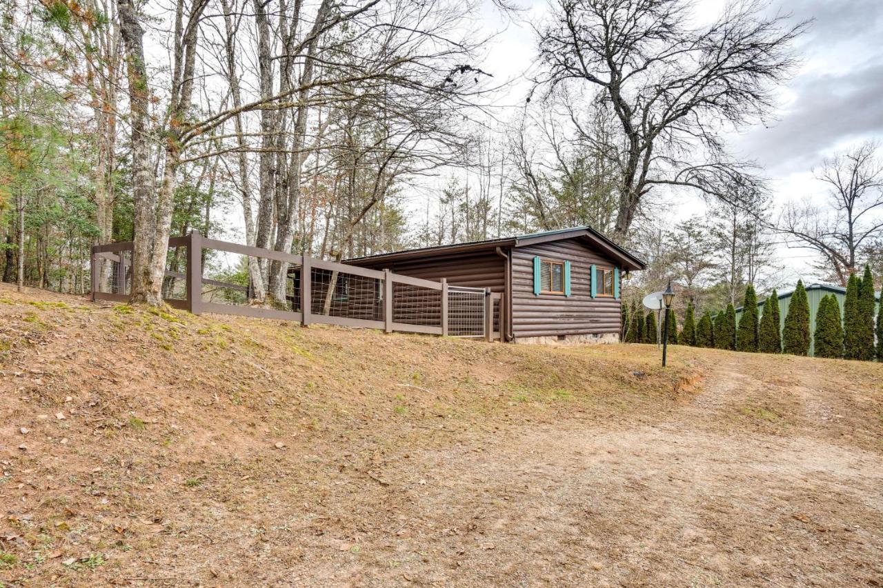 Peaceful Warne Cabin Fenced Yard And Screened Porch Brasstown Zewnętrze zdjęcie